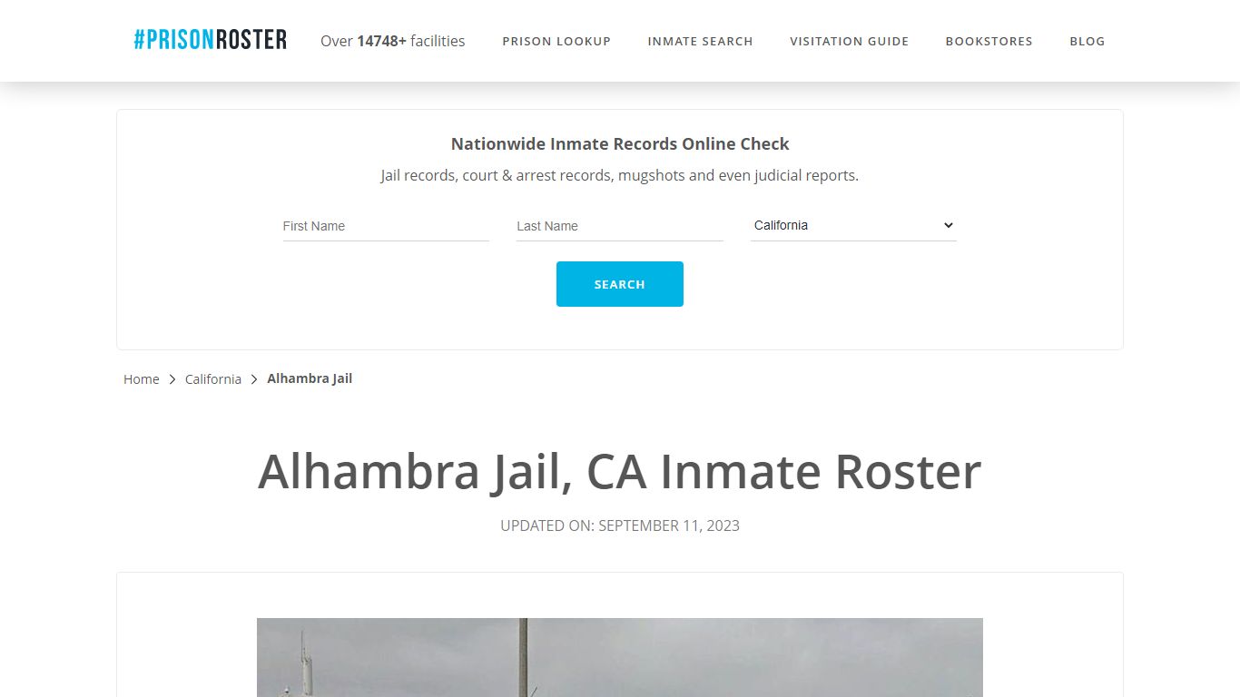 Alhambra Jail, CA Inmate Roster - Prisonroster